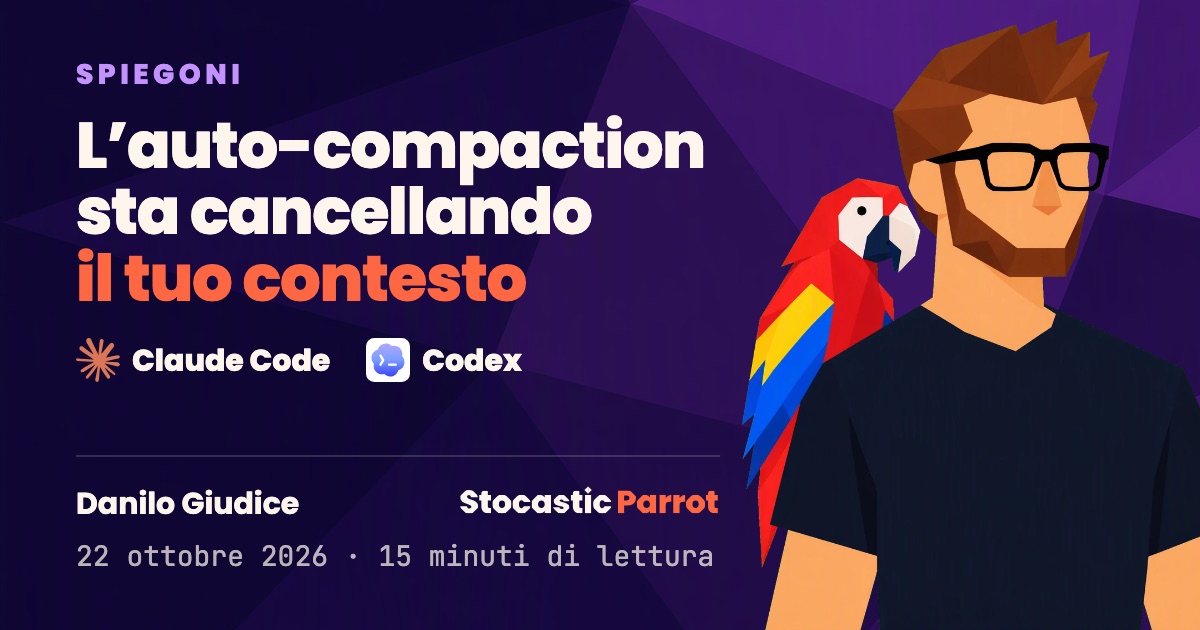 L’auto-compaction sta cancellando il tuo contesto